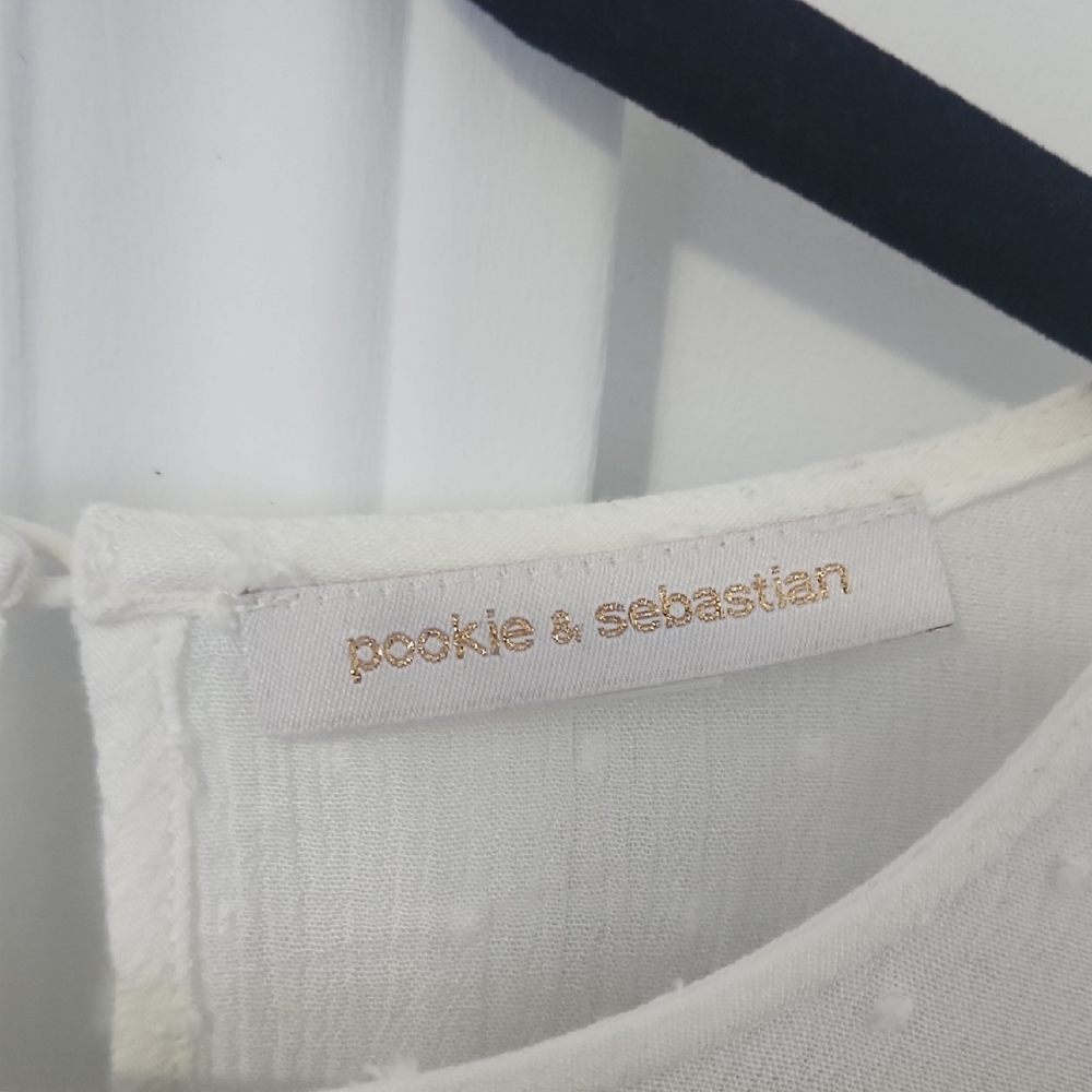 Pookie & Sebastian Ruffle Blouse Top - Picture 3 of 8